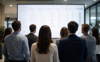 personnes-ecran-geant-bureau-moderne