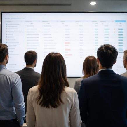 personnes-ecran-geant-bureau-moderne