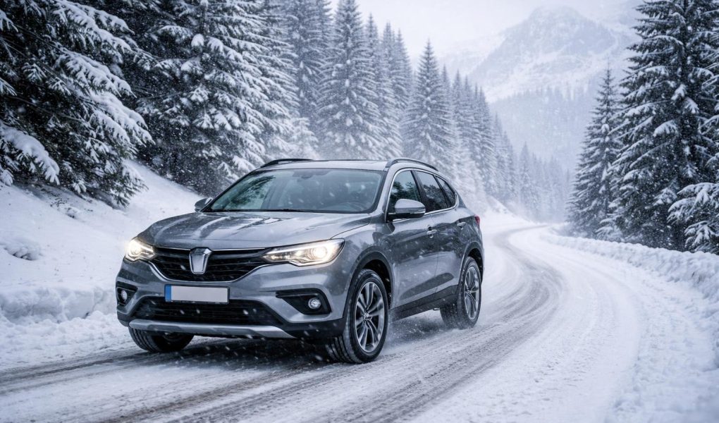 voiture-moderne-route-neige-montagne