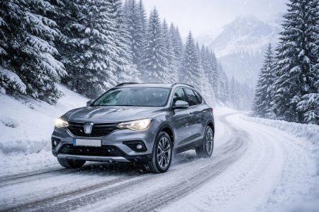 voiture-moderne-route-neige-montagne