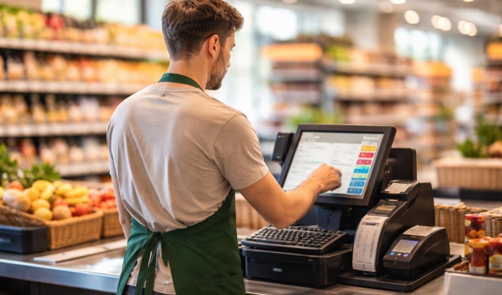 caissier-epicerie-caisse-rayons-illumines