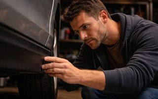 proprietaire-portiere-voiture-garage-outils