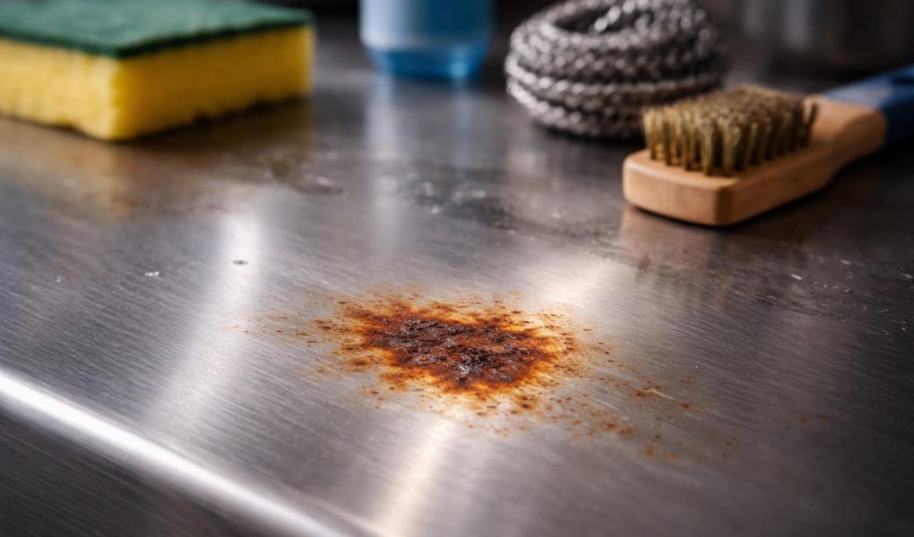 acier-rouille-outils-flous-table