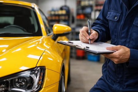 personne-bloc-notes-voiture-vive-garage