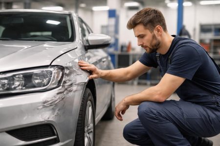 garage-moderne-mecanicien-voiture-cabossee