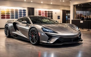 voiture-sportive-brillante-exposition-salon