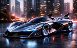 vehicule-futuriste-urbain-gratte-ciel