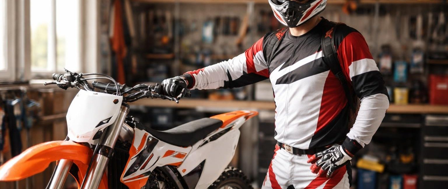 motocross-casque-garage-outils